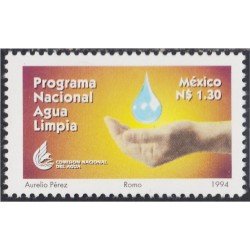México 1584 1994 Programa Nacional Agua Limpia MNH México 1584 1994 Programa Nacional Agua Limpia MNH