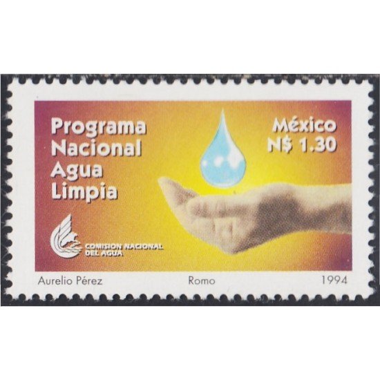 México 1584 1994 Programa Nacional Agua Limpia MNH México 1584 1994 Programa Nacional Agua Limpia MNH