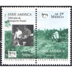 México 1581/82 1994 Serie América Vehículos de Transporte de Vehículos MNH México 1581/82 1994 Serie América Vehículos de Transporte de Vehículos MNH