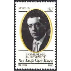 México 1568 1994 Don Adolfo López Mateos MNH México 1568 1994 Don Adolfo López Mateos MNH