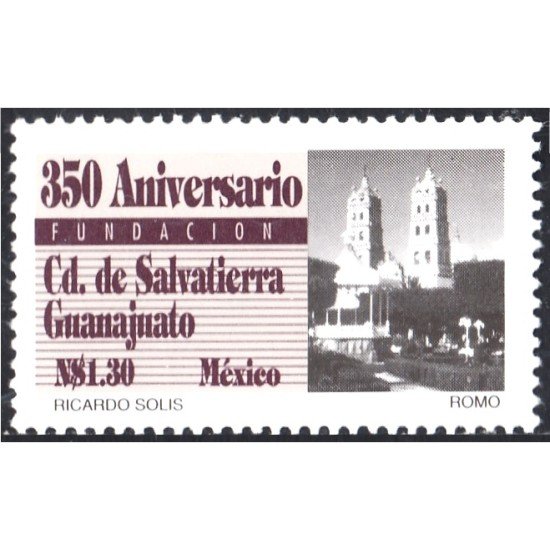 México 1565 1994 350 Aniversario fundación de la Villa Salvatierra MNH México 1565 1994 350 Aniversario fundación de la Villa Salvatierra MNH