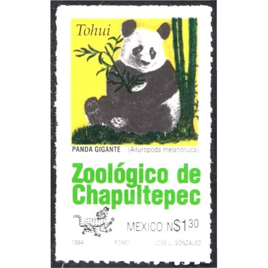 México 1561B 1994 Oso Panda Zoológico de Chapultepec MNH México 1561B 1994 Oso Panda Zoológico de Chapultepec MNH