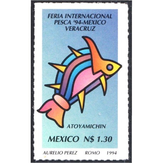México 1559 1994 Feria Internacional de Pesca Veracruz MNH México 1559 1994 Feria Internacional de Pesca Veracruz MNH