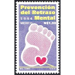 México 1531 1994 Prevención del retraso mental MNH México 1531 1994 Prevención del retraso mental MNH