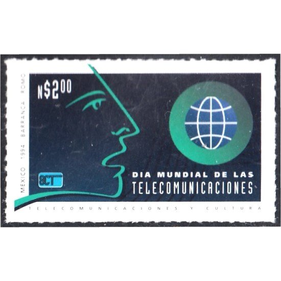 México 1528 1994 Día Mundial de las Telecomunicaciones MNH México 1528 1994 Día Mundial de las Telecomunicaciones MNH