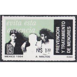 México 1526 1994 Prevención y tratamientos de menores MNH México 1526 1994 Prevención y tratamientos de menores MNH
