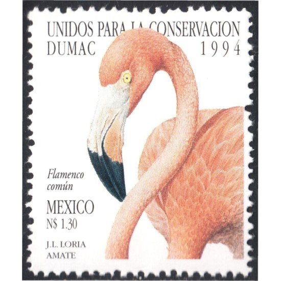 México 1525 1994 Animales Flamenco Común MNH