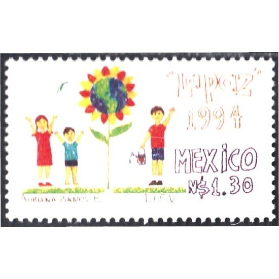 México 1524 1994 Infantes por la Paz y el Desarrollo  MNH