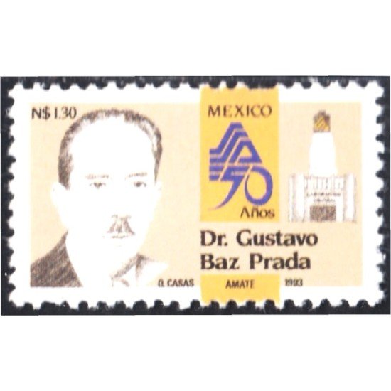 México 1498 1993 Dr. Gustavo Paz Prada MNH México 1498 1993 Dr. Gustavo Paz Prada MNH