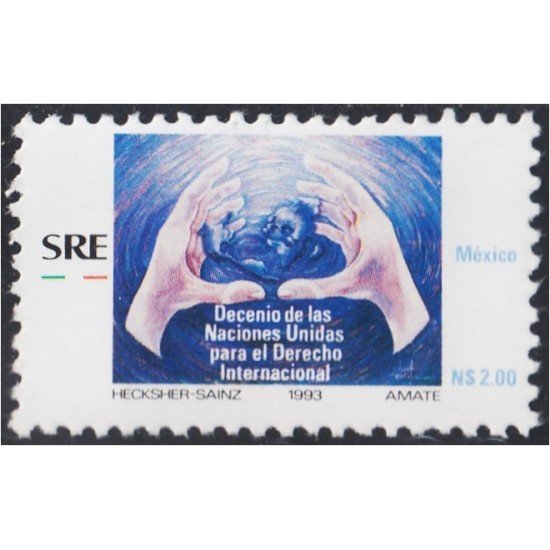 México 1493 1993 Decenio de las Naciones Unidas para el Derecho Internacional MNH México 1493 1993 Decenio de las Naciones Unidas para el Derecho Internacional MNH