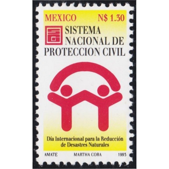 México 1492 1993 Sistema Nacional de Protección Cívil MNH México 1492 1993 Sistema Nacional de Protección Cívil MNH