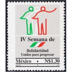 México 1486 1993 Solidaridad unidos para progresar MNH México 1486 1993 Solidaridad unidos para progresar MNH