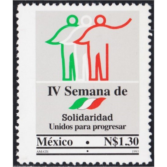México 1486 1993 Solidaridad unidos para progresar MNH México 1486 1993 Solidaridad unidos para progresar MNH