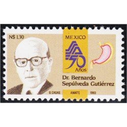 México 1466 1993 Dr. Bernardo Sepulveda Gutierrez MNH México 1466 1993 Dr. Bernardo Sepulveda Gutierrez MNH