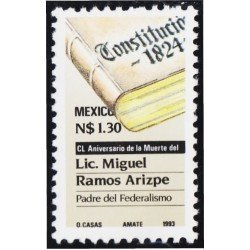 México 1460 1993 Miguel Ramos Arizpe MNH México 1460 1993 Miguel Ramos Arizpe MNH