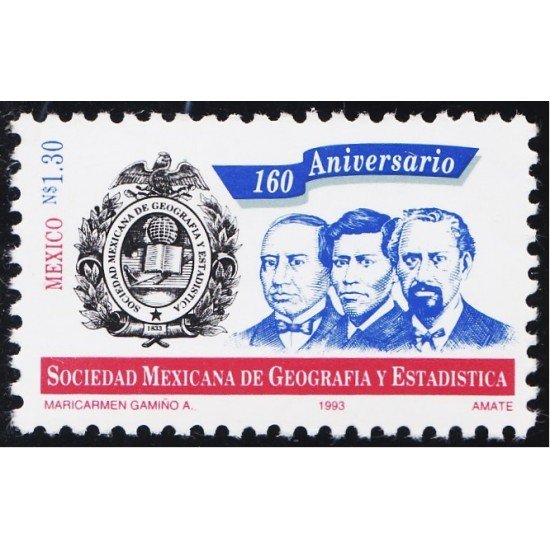 México 1459 1993 Sociedad Mexicana de Geografía y Estadística MNH