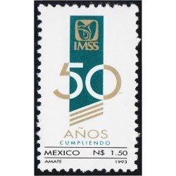 México 1456 1993 50 Años del Instituto de Seguridad Social MNH México 1456 1993 50 Años del Instituto de Seguridad Social MNH