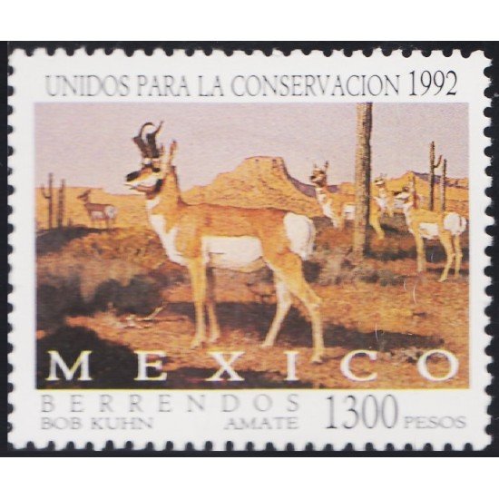 México 1452 1992 Fauna Antilocapra Americana MNH