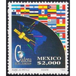 México 1450R 1992 Cádena de las Américas MNH México 1450R 1992 Cádena de las Américas MNH