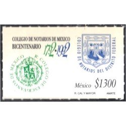 México 1430 1992 Bicentenario del Colegio de Abogados de México MNH México 1430 1992 Bicentenario del Colegio de Abogados de México MNH