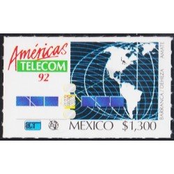 México 1420 1992 TELECOM 92 MNH México 1420 1992 TELECOM 92 MNH