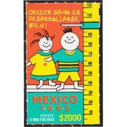 México 1417 1992 Desarrollo de una Infancia sana Niños MNH México 1417 1992 Desarrollo de una Infancia sana Niños MNH