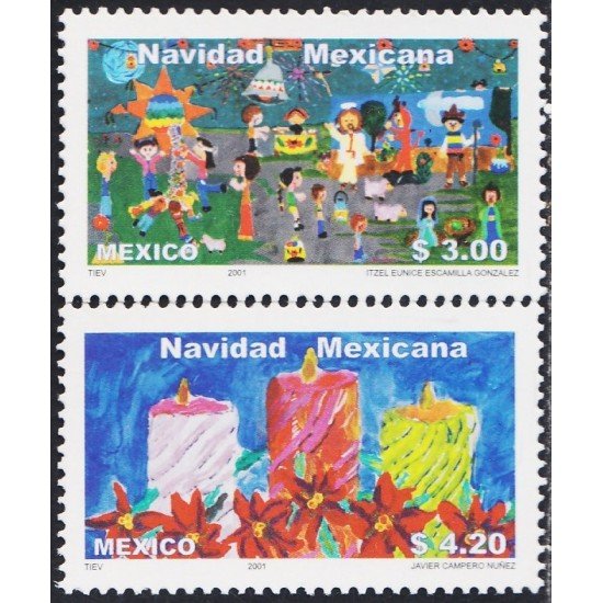 México 1971/72 2001 Navidad Christmas MNH México 1971/72 2001 Navidad Christmas MNH