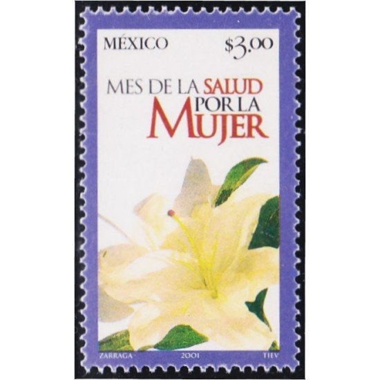 México 1968 2001 Mes de la salud por la mujer MNH México 1968 2001 Mes de la salud por la mujer MNH