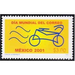 México 1966 2001 Día Mundial del Correo MNH