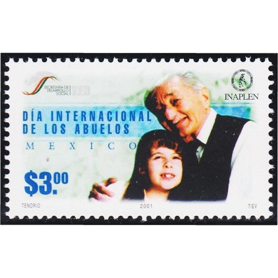 México 1965 2001 Día Internacional de los abuelos MNH