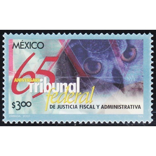 México 1960 2001 65 Aniversario Tribunal de Justicia Fiscal y Administrativa MNH México 1960 2001 65 Aniversario Tribunal de Justicia Fiscal y Administrativa MNH