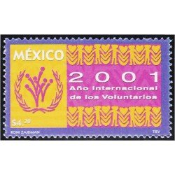 México 1959 2001 Año Internacional del Voluntariado MNH