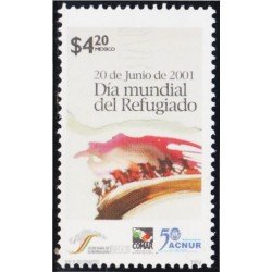 México 1955 2001 Día Mundial del Refugiado 20 de Junio MNH