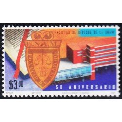 México 1951 2001 50 Aniversario Facultad de Derecho MNH México 1951 2001 50 Aniversario Facultad de Derecho MNH