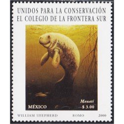 México 1949 2000 Fauna Unidos por la conservación Manatí MNH México 1949 2000 Fauna Unidos por la conservación Manatí MNH