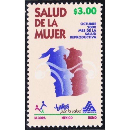México 1947 2000 Salud de la mujer MNH México 1947 2000 Salud de la mujer MNH
