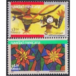 México 1944/45 2000 Navidad Christmas MNH México 1944/45 2000 Navidad Christmas MNH