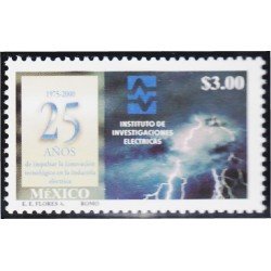 México 1942 2000 25 Años de Instituto de Investigaciones Eléctricas MNH México 1942 2000 25 Años de Instituto de Investigaciones Eléctricas MNH