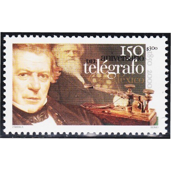 México 1940 2000 150 Aniversario del Telégrafo MNH México 1940 2000 150 Aniversario del Telégrafo MNH