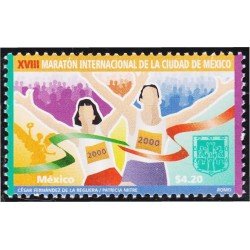 México 1937 2000 XVIII Maratón de la Ciudad de México MNH