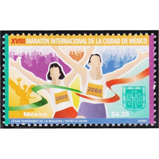 México 1937 2000 XVIII Maratón de la Ciudad de México MNH México 1937 2000 XVIII Maratón de la Ciudad de México MNH