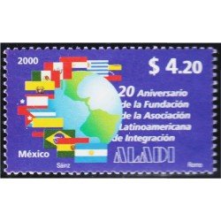 México 1936 2000 20 Aniversario de la Fundación de la Asociación Latinoamericana de Integración MNH