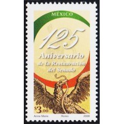 México 1918 2000 125 Aniversario de la restauración del senado MNH