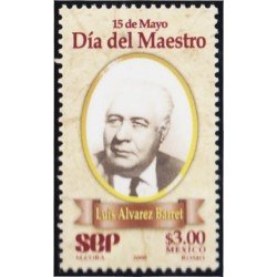 México 1906 2000 Día del Maestro Luis álvarez Barret MNH