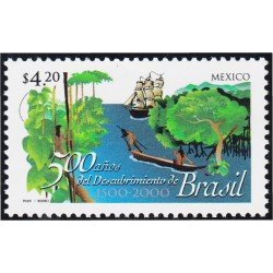 México 1905 2000 500 Años del descubrimiento de Brasil  MNH