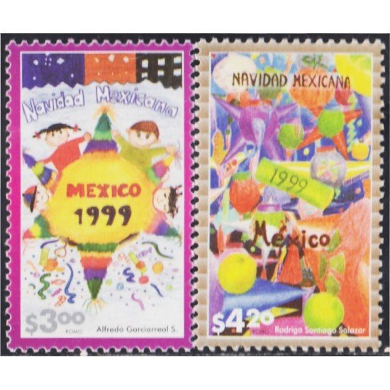 México 1897/98 1999 Navidad Chritmas MNH México 1897/98 1999 Navidad Chritmas MNH