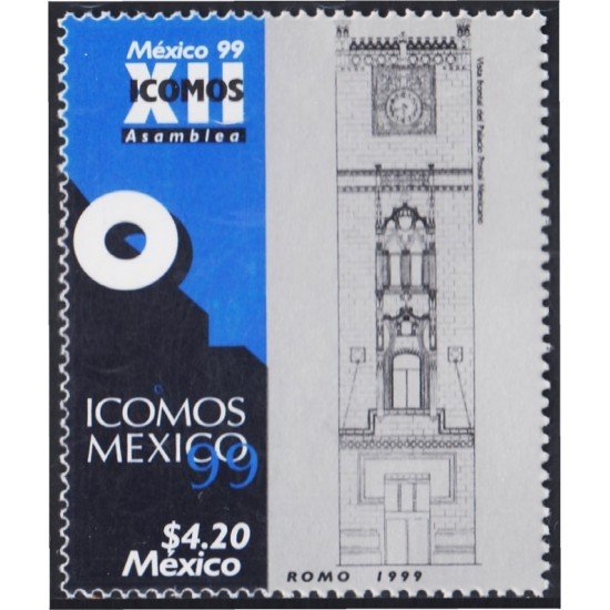 México 1891 1999 XII Asamblea de ICOMOS MNH México 1891 1999 XII Asamblea de ICOMOS MNH
