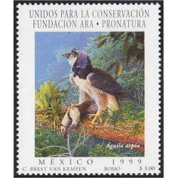 México 1887A 1999 Fundación ARA Águila Arpía MNH
