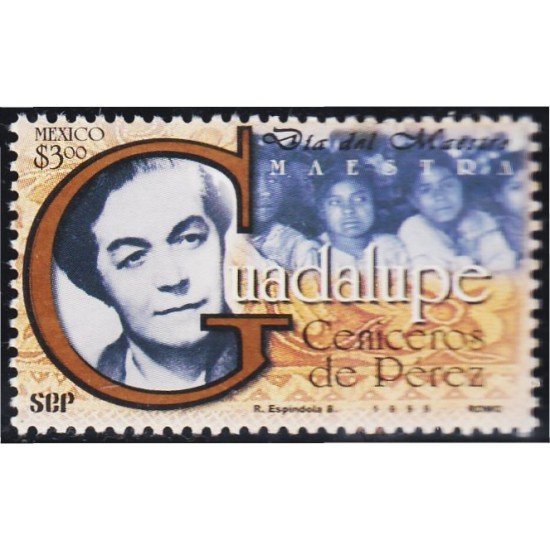México 1864 1999 Maestra Guadalupe Ceniceros de Pérez MNH México 1864 1999 Maestra Guadalupe Ceniceros de Pérez MNH