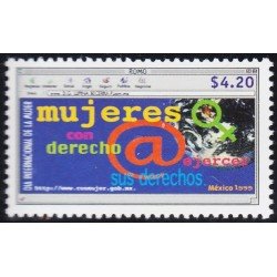 México 1861 1999 Día Internacional de la mujer MNH México 1861 1999 Día Internacional de la mujer MNH